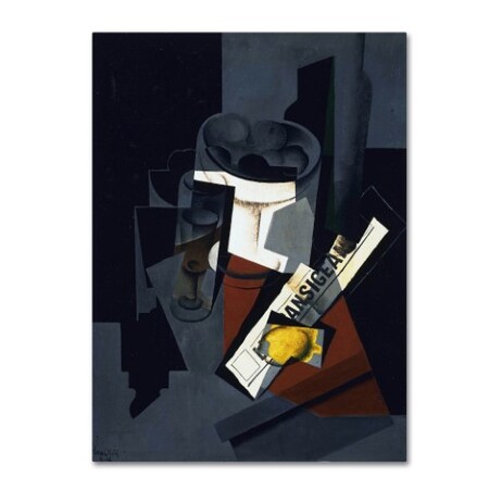 Trademark Fine Art Juan Gris 'Still Life With Newspaper' Canvas Art, 35x47 AA00562-C3547GG